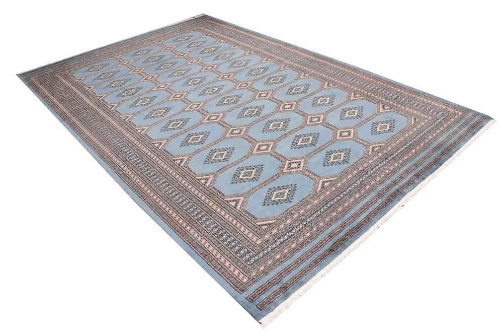 Light Slate Grey Jaldar 6' 8 x 10' - No. 47689 - ALRUG Rug Store