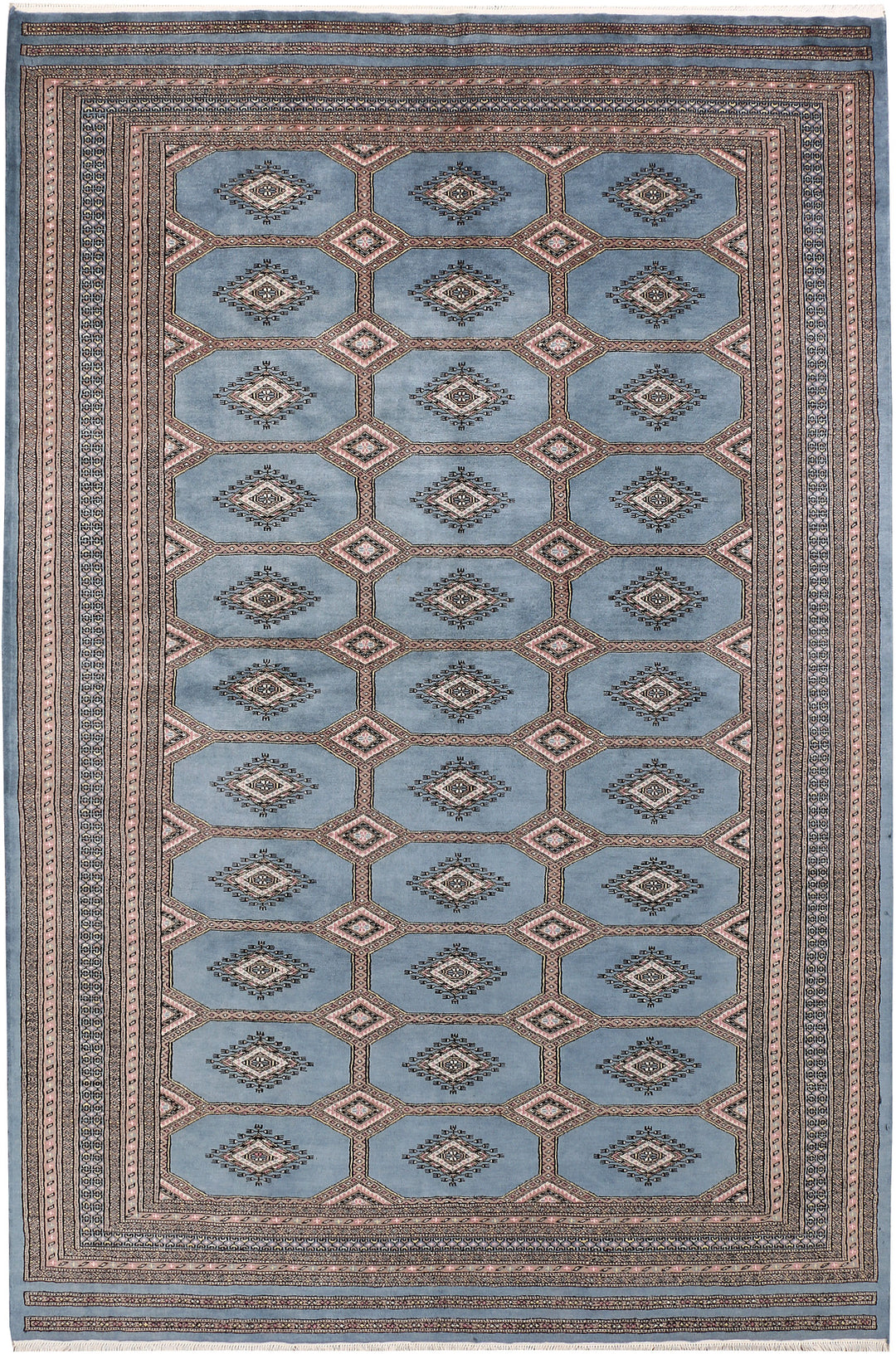 Light Slate Grey Jaldar 6' 8 x 10' - No. 47689 - ALRUG Rug Store