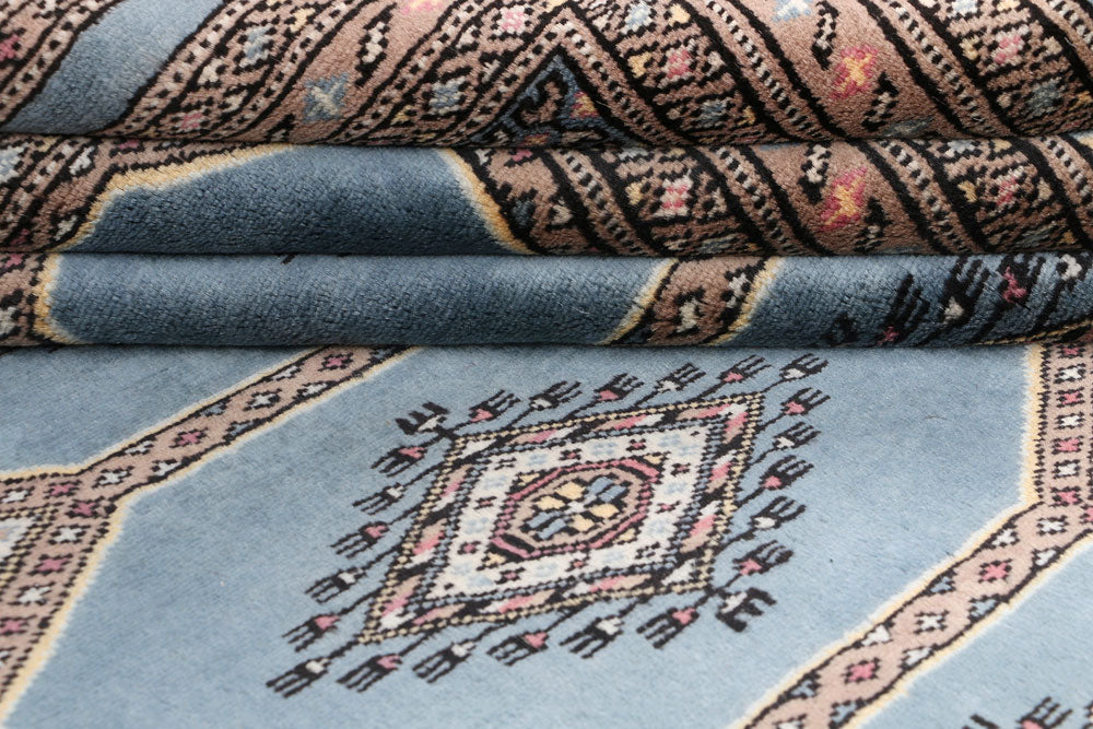 Light Slate Grey Jaldar 6' 7 x 9' 10 - No. 47692 - ALRUG Rug Store