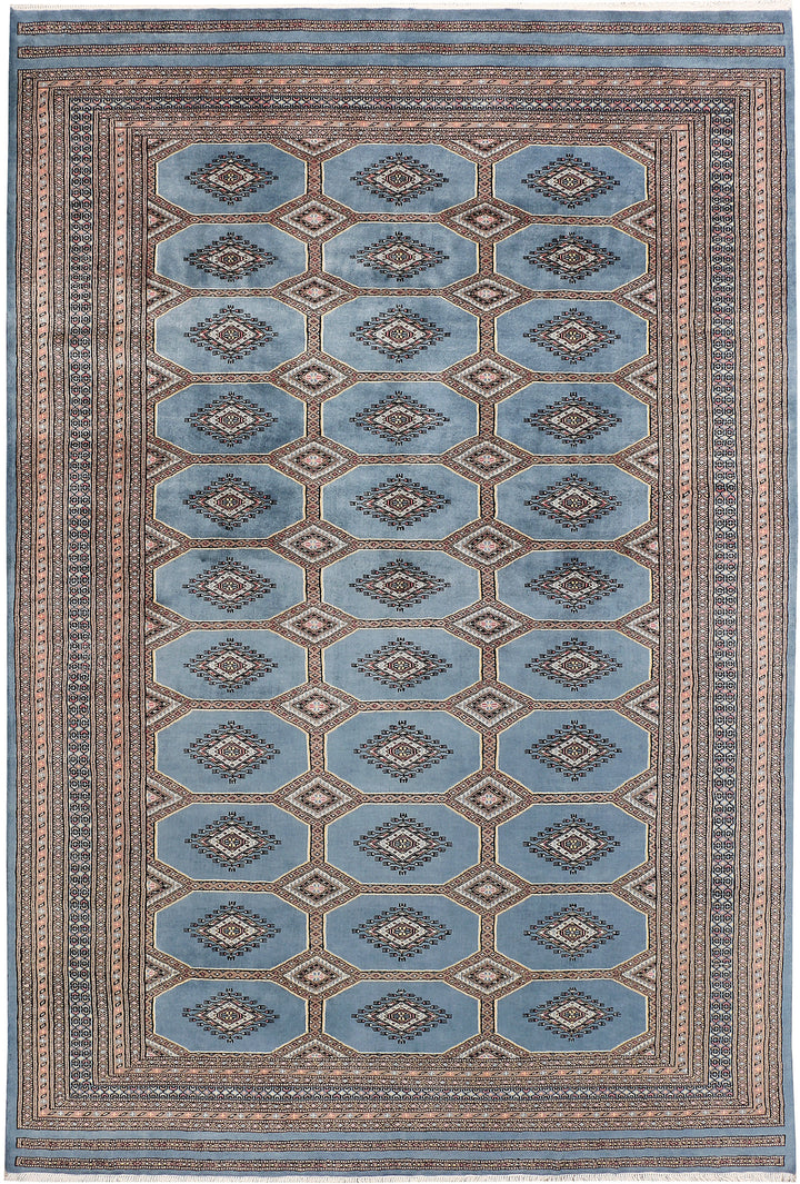 Light Slate Grey Jaldar 6' 7 x 9' 10 - No. 47692 - ALRUG Rug Store