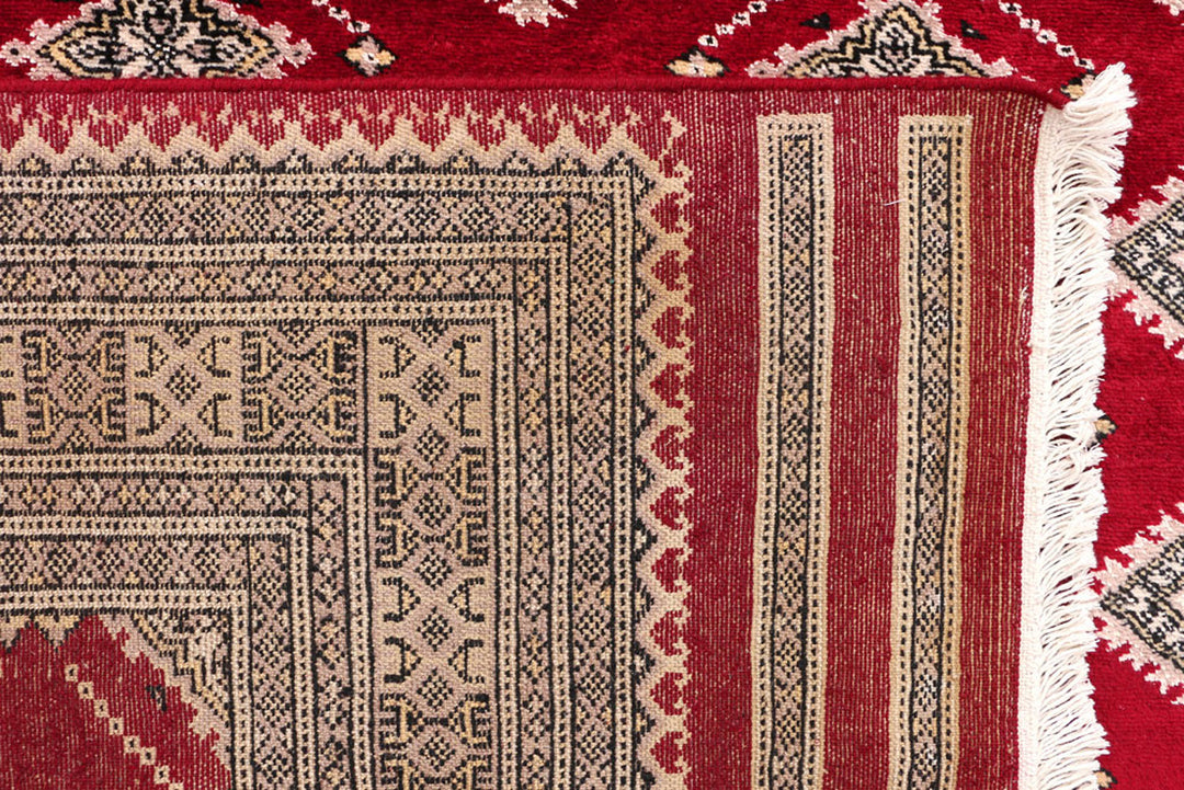 Dark Red Jaldar 6'  6" x 10'  2" - No. QA87893