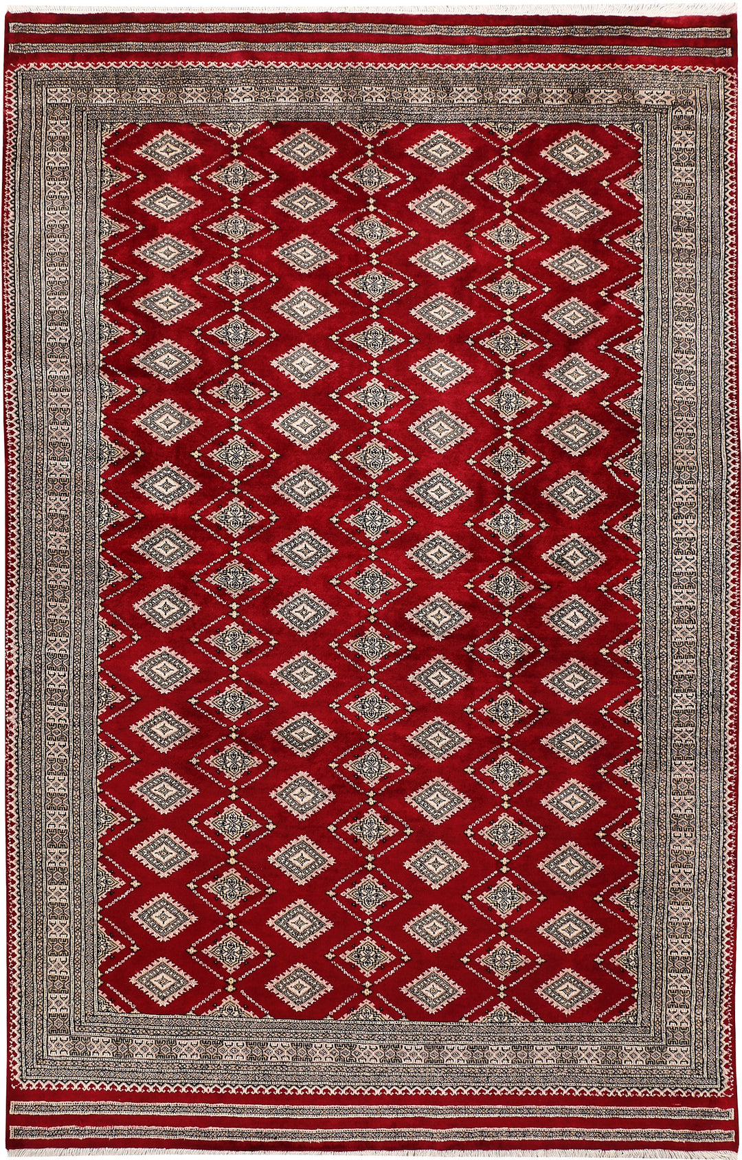 Dark Red Jaldar 6' 6 x 10' 2 - No. 47693 - ALRUG Rug Store