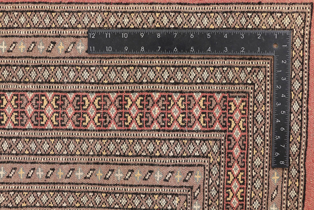 Dark Salmon Jaldar 6'  8" x 9'  11" - No. QA40487