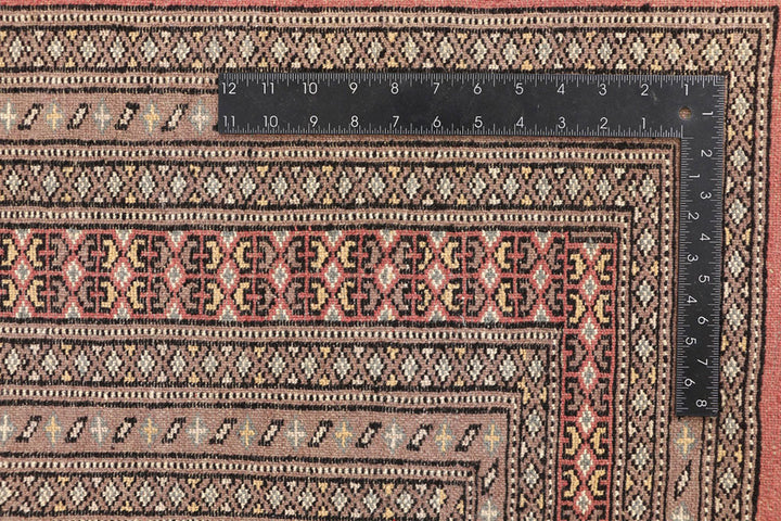 Dark Salmon Jaldar 6'  8" x 9'  11" - No. QA40487