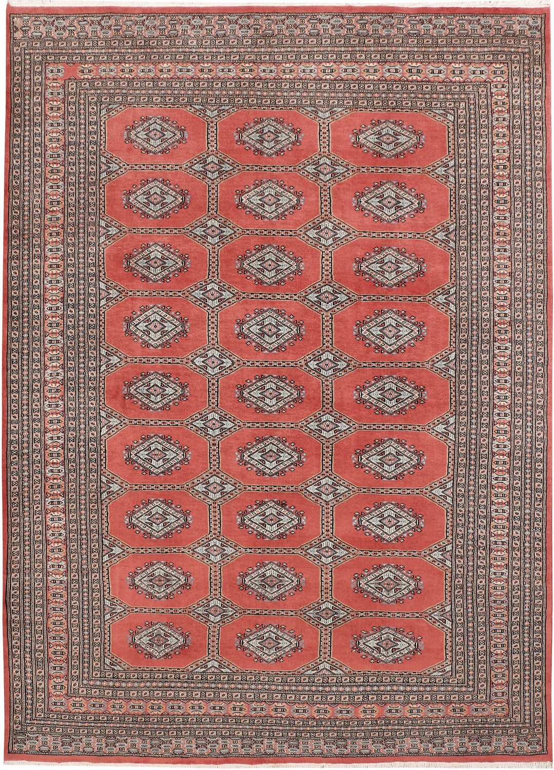 Dark Salmon Jaldar 6' 8 x 9' 3 - No. 47698 - ALRUG Rug Store