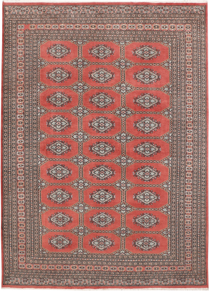 Dark Salmon Jaldar 6' 8 x 9' 3 - No. 47698 - ALRUG Rug Store