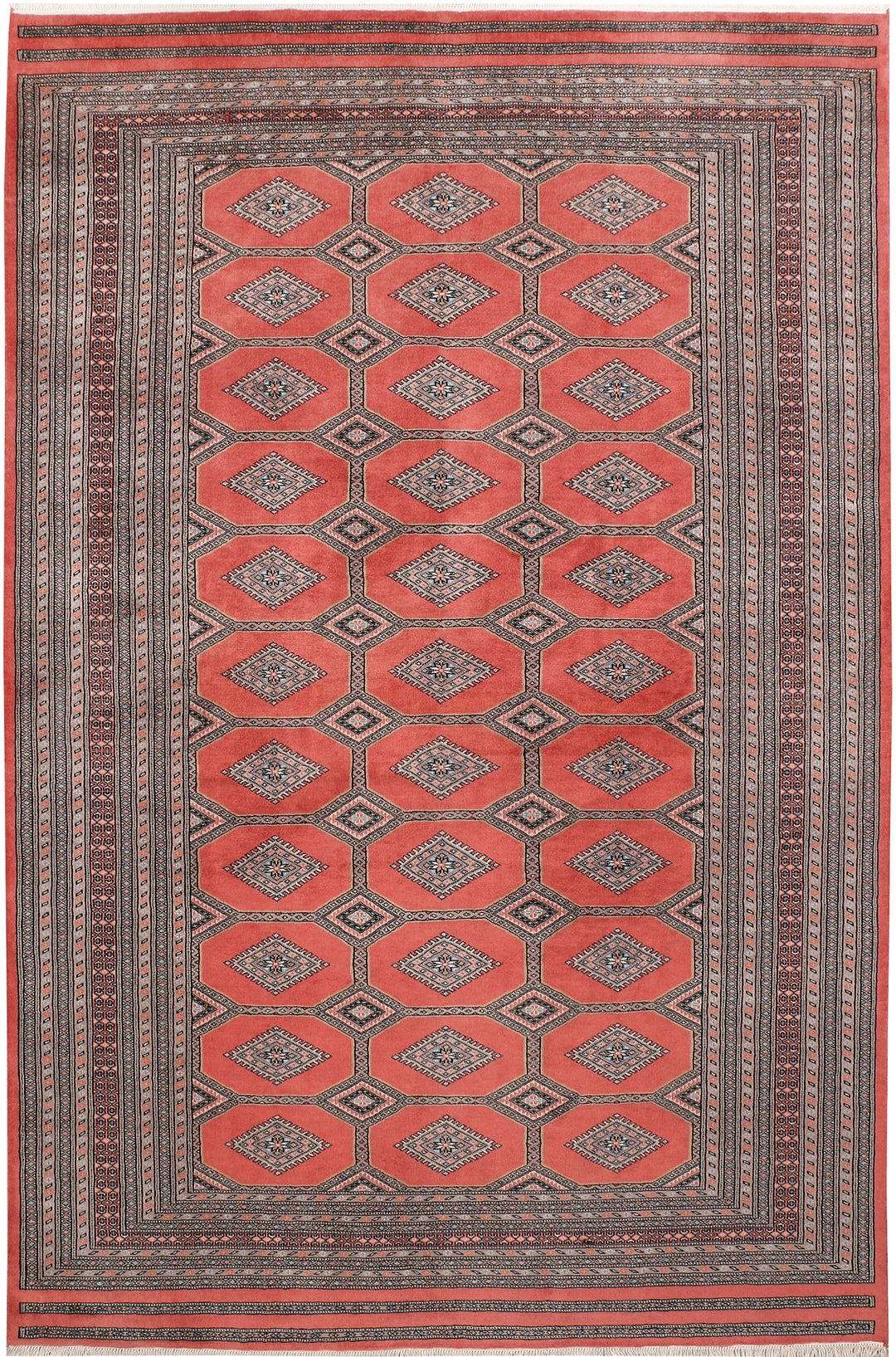 Salmon Jaldar 6' 8 x 10' 2 - No. 47701 - ALRUG Rug Store