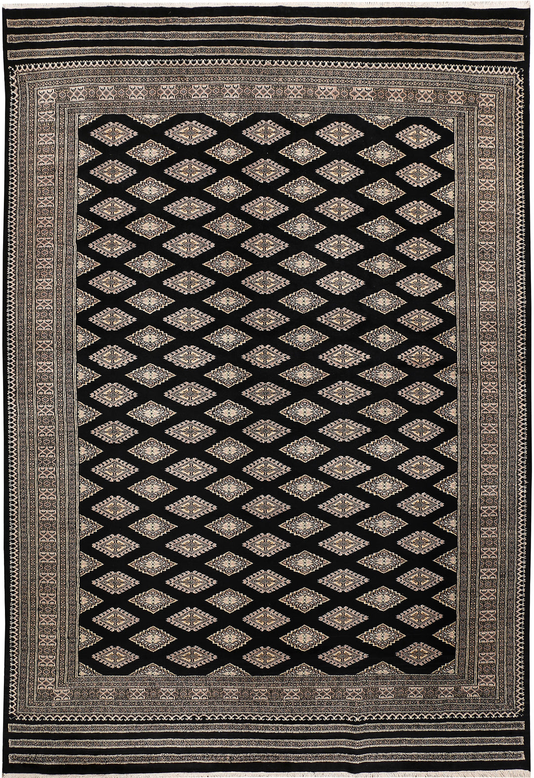 Black Jaldar 6' 11 x 10' 1 - No. 47702 - ALRUG Rug Store
