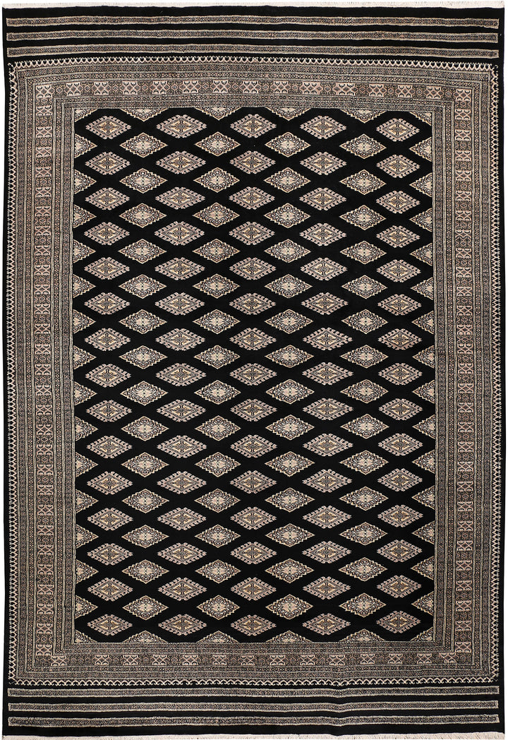 Black Jaldar 6' 11 x 10' 1 - No. 47702 - ALRUG Rug Store