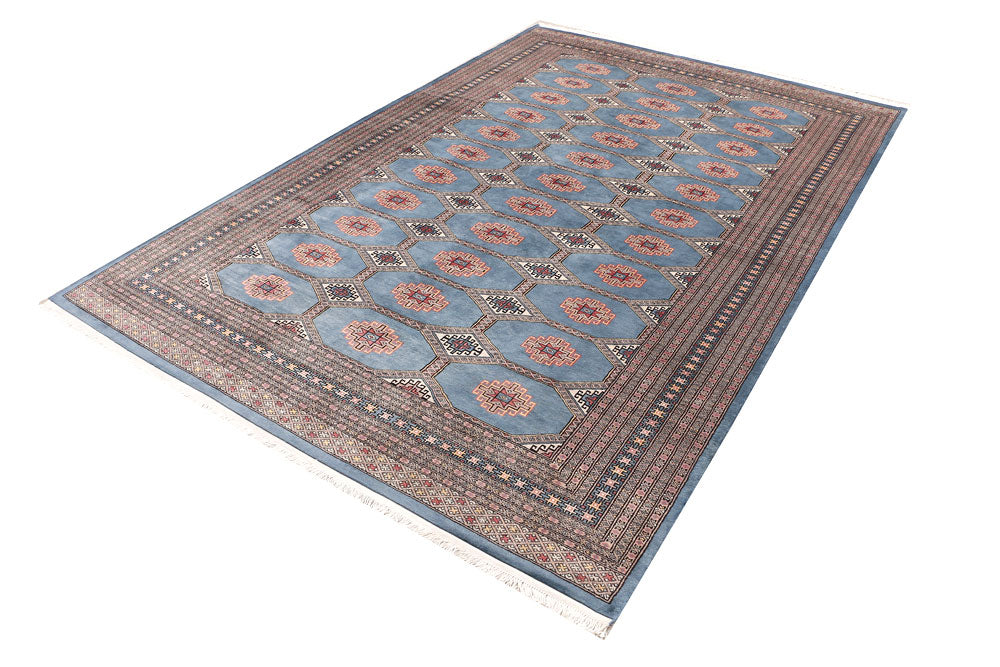 Light Slate Grey Jaldar 6' 7 x 9' 11 - No. 47706 - ALRUG Rug Store