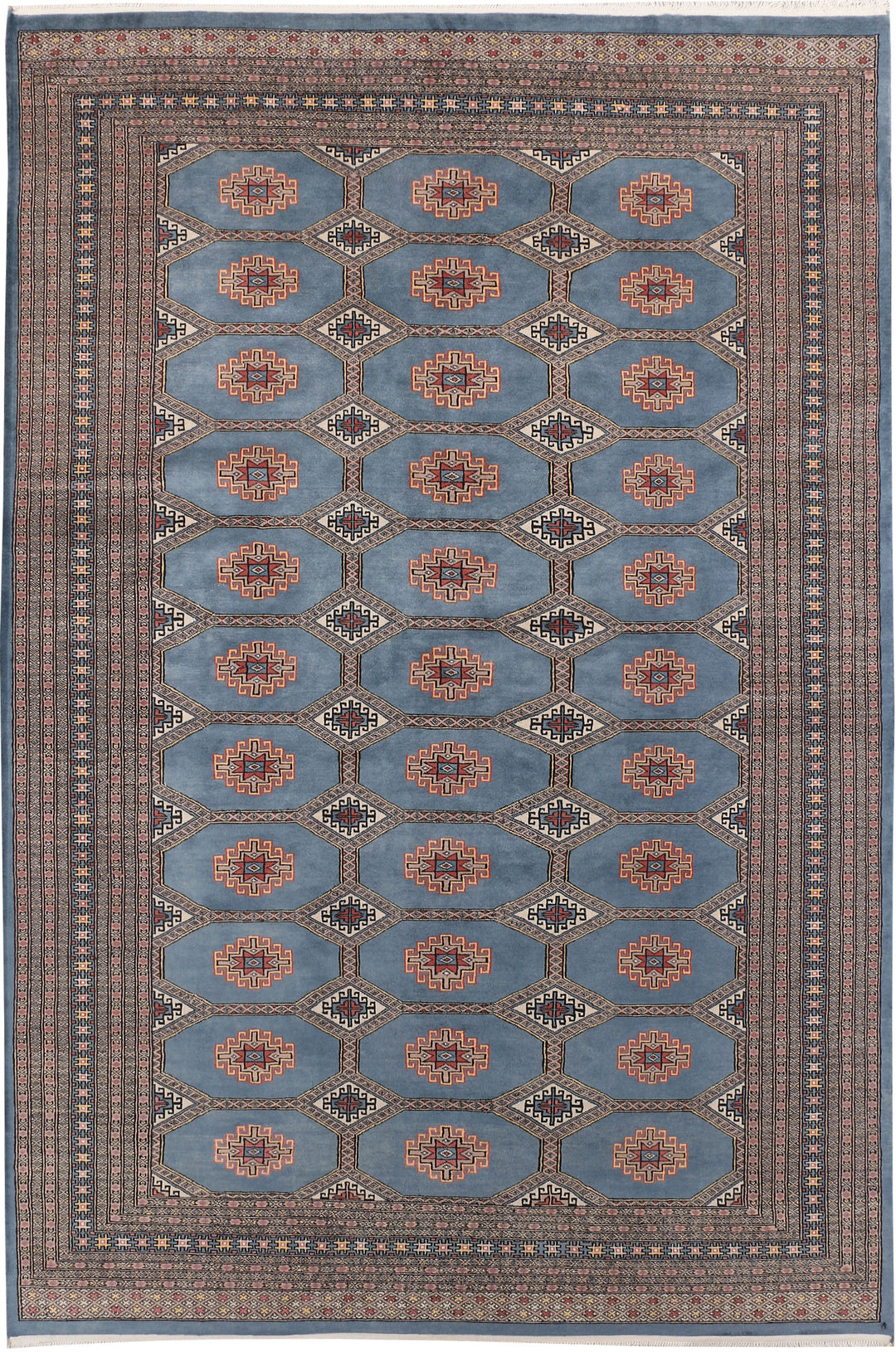 Light Slate Grey Jaldar 6' 7 x 9' 11 - No. 47706 - ALRUG Rug Store