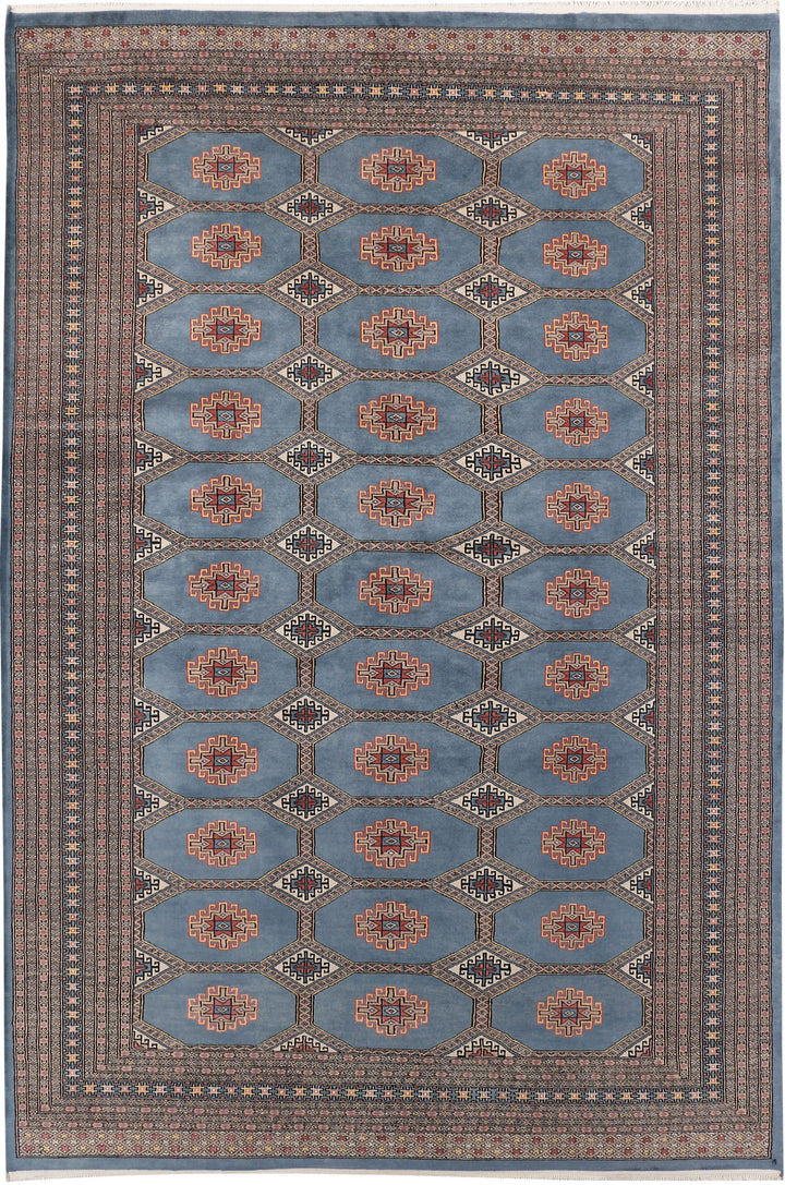 Light Slate Grey Jaldar 6' 7 x 9' 11 - No. 47706 - ALRUG Rug Store