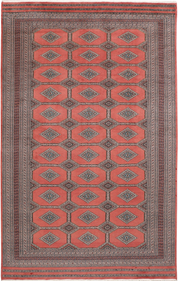 Dark Salmon Jaldar 6'  7" x 10'  6" - No. QA77137