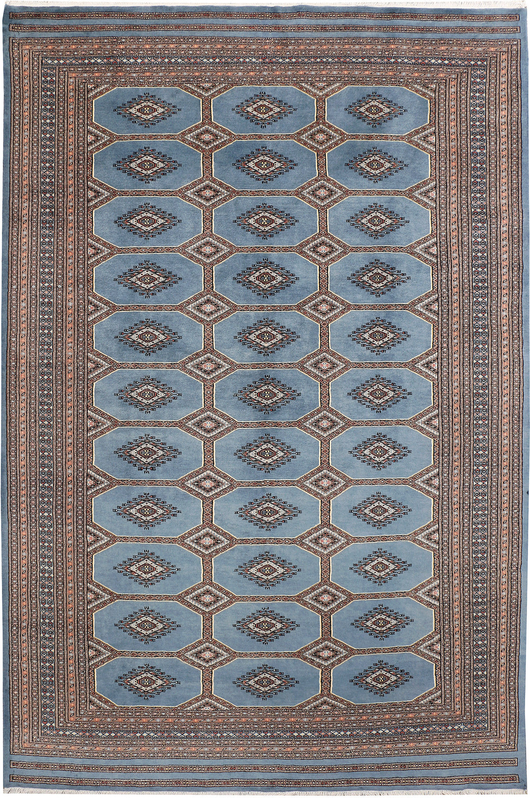 Light Slate Grey Jaldar 6' 8 x 10' 2 - No. 47711 - ALRUG Rug Store