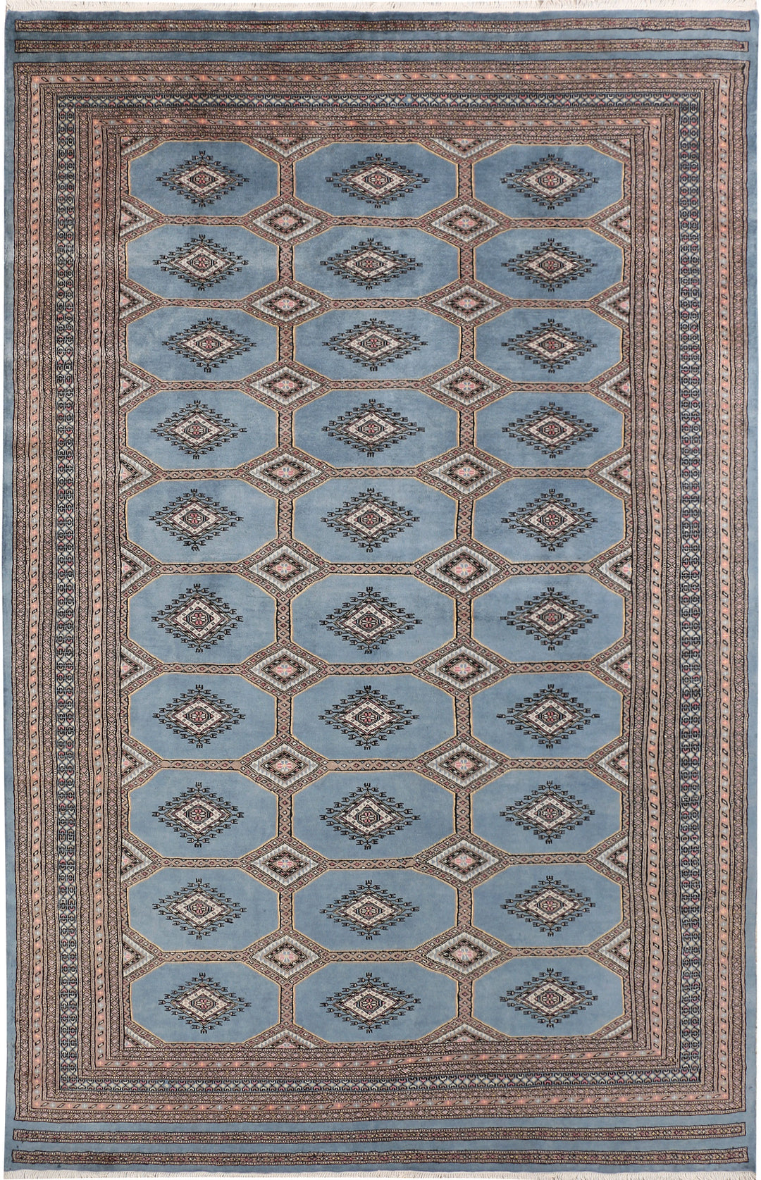 Light Slate Grey Jaldar 6' 7 x 10' 3 - No. 47713 - ALRUG Rug Store