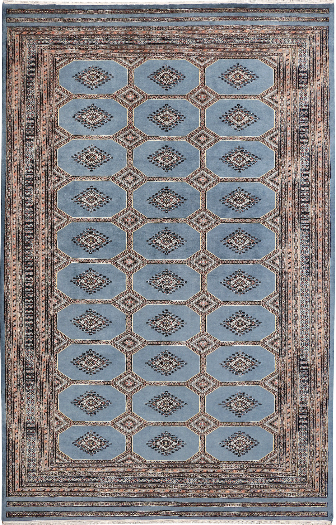 Light Slate Grey Jaldar 6' 8 x 10' 4 - No. 47717 - ALRUG Rug Store