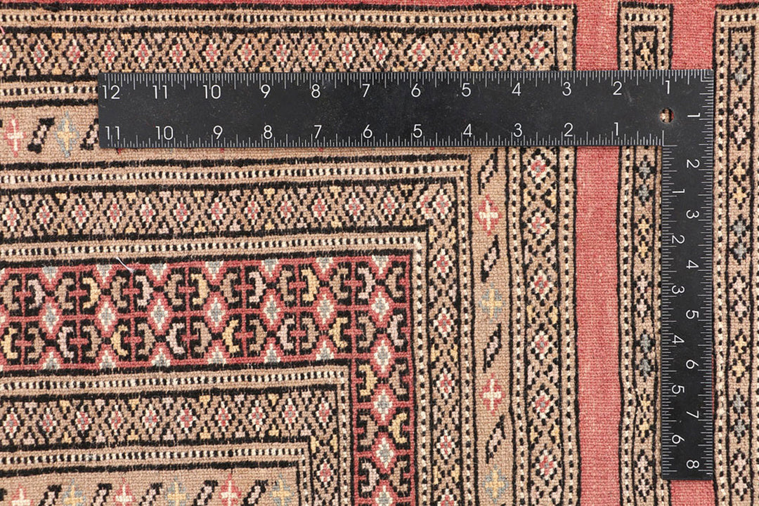 Dark Salmon Jaldar 6'  9" x 9'  11" - No. QA33975