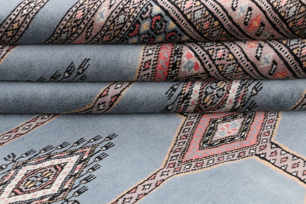 Light Slate Grey Jaldar 6' 9 x 9' 9 - No. 47727 - ALRUG Rug Store