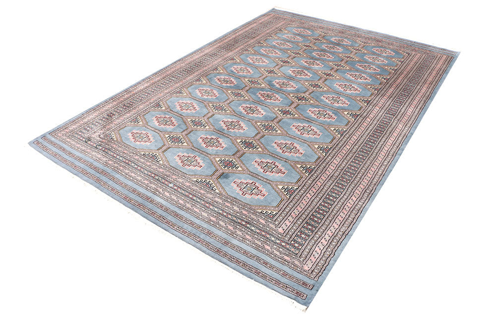 Light Slate Grey Jaldar 6' 7 x 10' - No. 47730 - ALRUG Rug Store