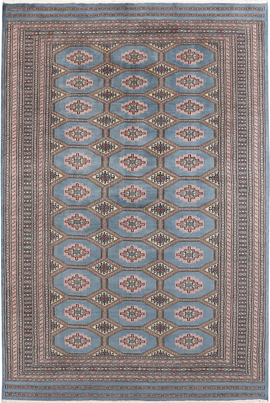 Light Slate Grey Jaldar 6' 7 x 10' - No. 47730 - ALRUG Rug Store