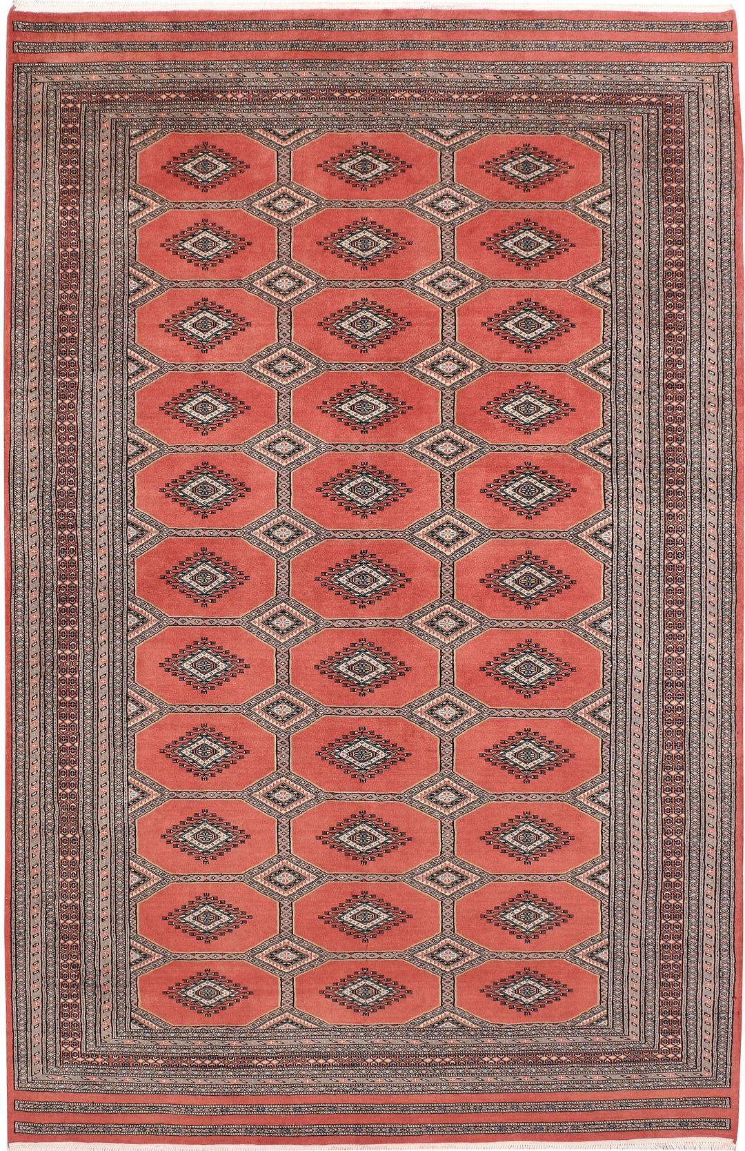 Salmon Jaldar 6' 7 x 10' 3 - No. 47731 - ALRUG Rug Store