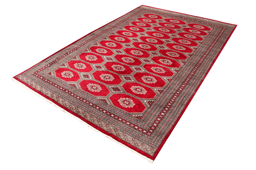 Dark Red Jaldar 6' 7 x 10' 1 - No. 47732 - ALRUG Rug Store