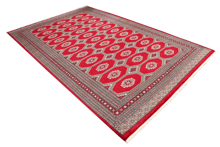Dark Red Jaldar 6' 7 x 10' 1 - No. 47732 - ALRUG Rug Store