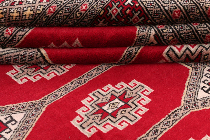 Dark Red Jaldar 6' 7 x 10' 1 - No. 47732 - ALRUG Rug Store