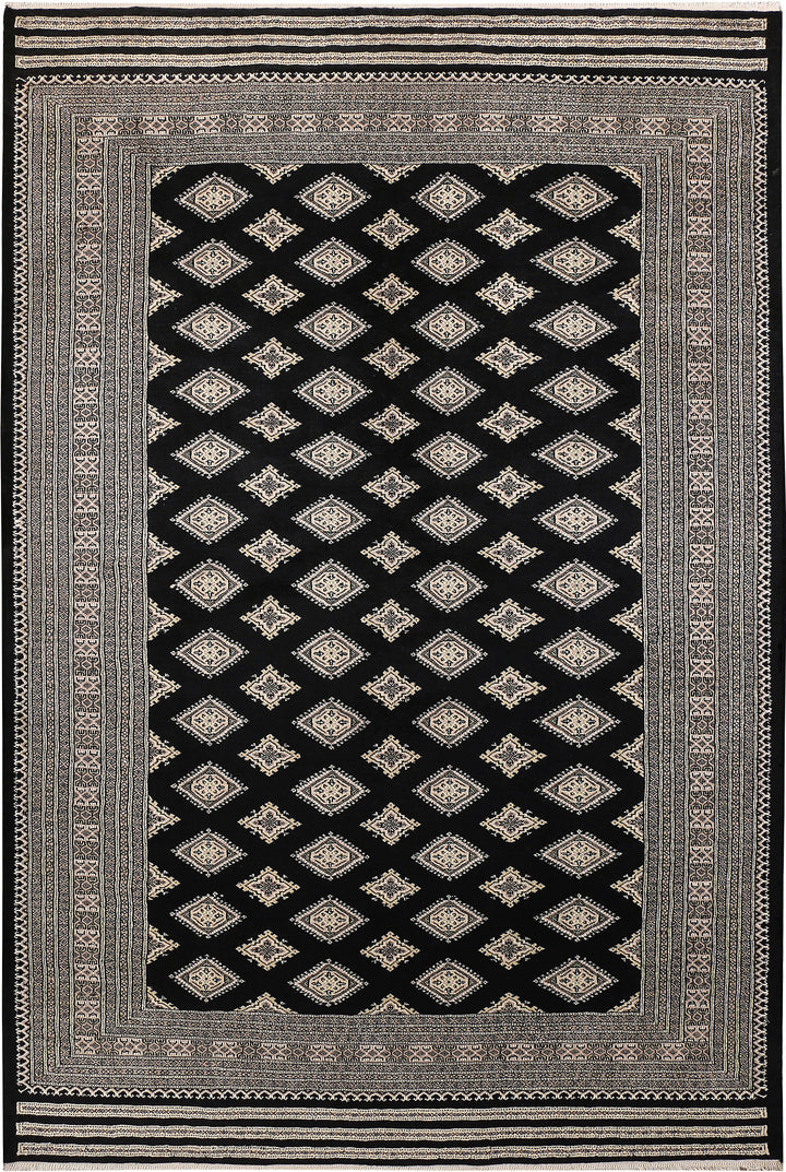 Black Jaldar 6' 8 x 10' - No. 47736 - ALRUG Rug Store