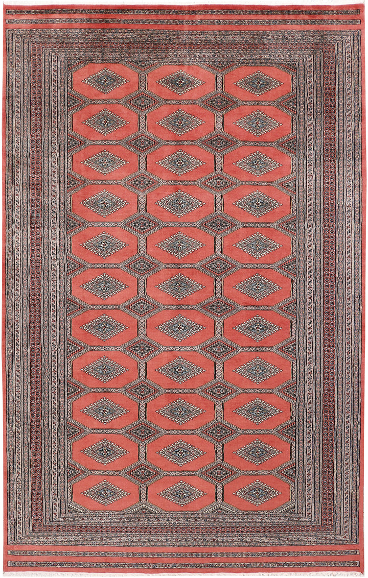 Dark Salmon Jaldar 6' 5 x 10' 3 - No. 47737 - ALRUG Rug Store