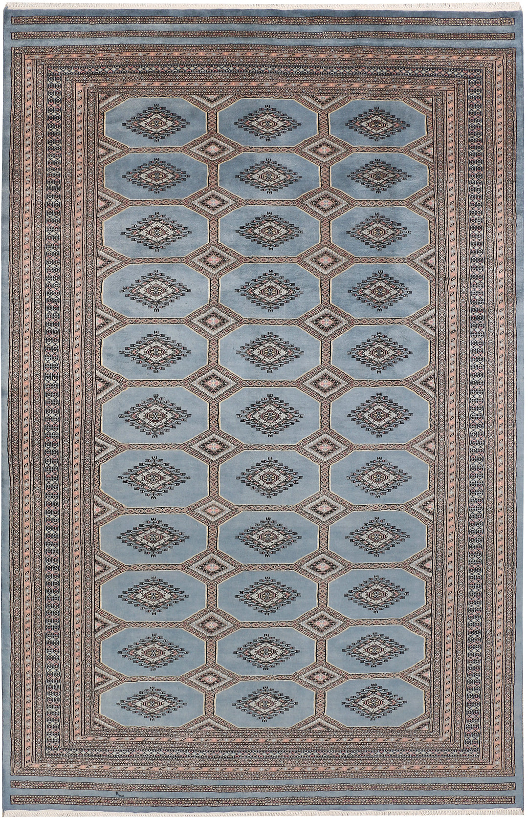 Light Slate Grey Jaldar 6' 6 x 10' 3 - No. 47738 - ALRUG Rug Store