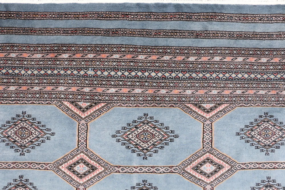 Light Slate Grey Jaldar 6' 7 x 9' 10 - No. 47742 - ALRUG Rug Store