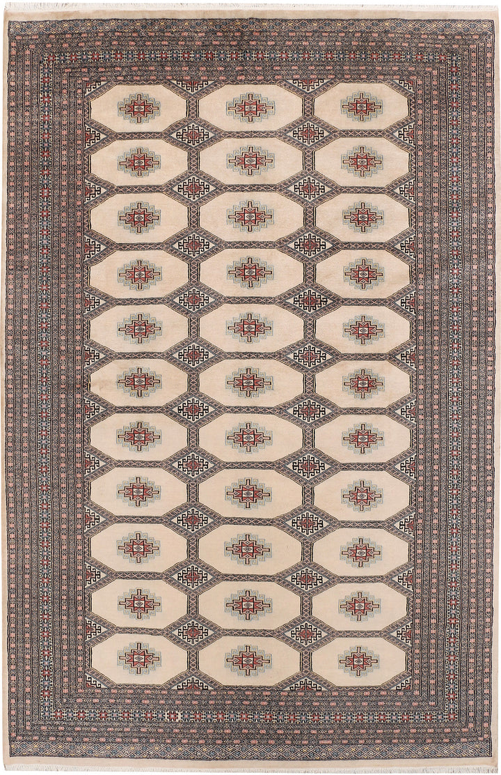 Wheat Jaldar 6'  7" x 10'  1" - No. QA96913