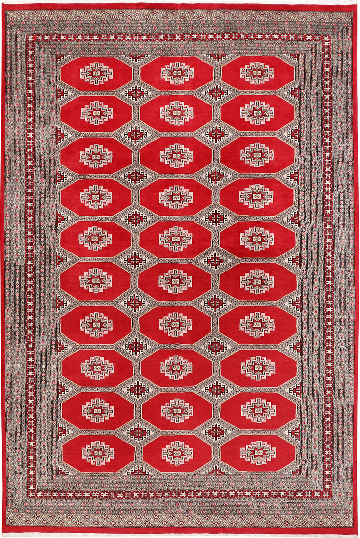 Firebrick Jaldar 6'  6" x 9'  9" - No. QA94067