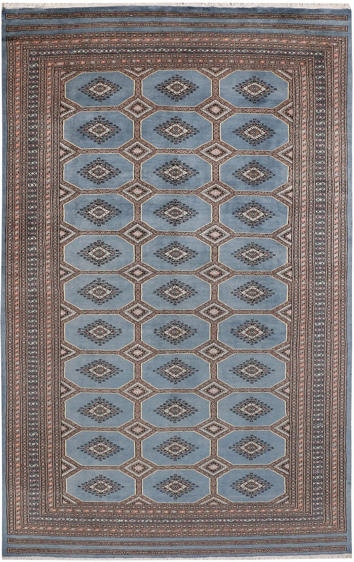 Light Slate Grey Jaldar 6'  7" x 10'  5" - No. QA31334