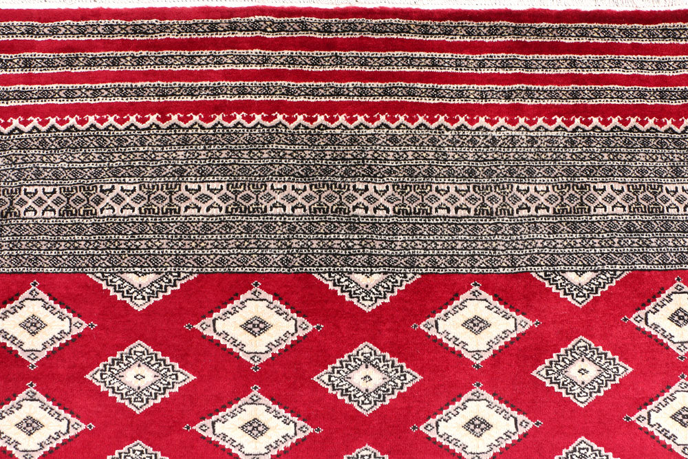 Dark Red Jaldar 6' 7 x 10' 2 - No. 47750 - ALRUG Rug Store
