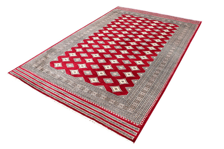 Dark Red Jaldar 6' 7 x 10' 2 - No. 47750 - ALRUG Rug Store