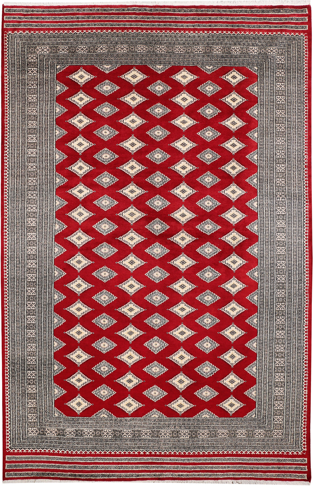 Dark Red Jaldar 6' 7 x 10' 2 - No. 47750 - ALRUG Rug Store