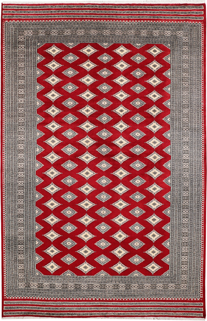 Dark Red Jaldar 6' 7 x 10' 2 - No. 47750 - ALRUG Rug Store