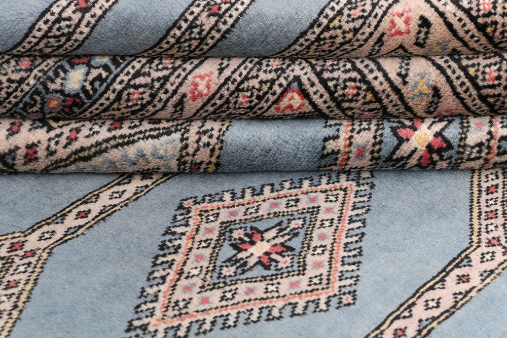 Light Slate Grey Jaldar 6' 7 x 10' 9 - No. 47753 - ALRUG Rug Store