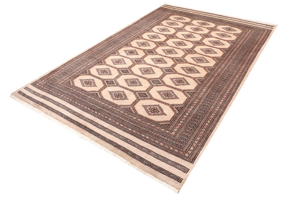 Navajo White Jaldar 6' 7 x 10' 5 - No. 47757 - ALRUG Rug Store