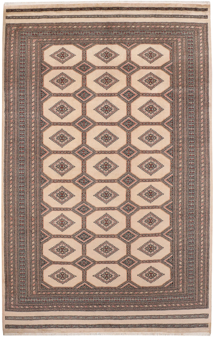 Navajo White Jaldar 6'  7" x 10'  5" - No. QA95585