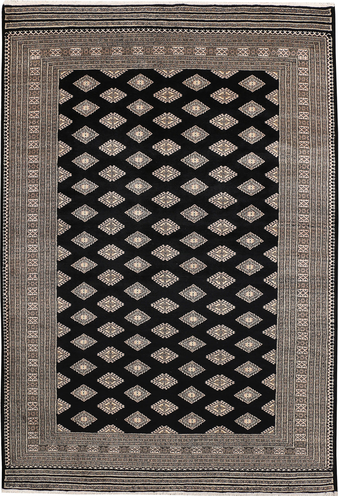Black Jaldar 6' 7 x 9' 9 - No. 47758 - ALRUG Rug Store