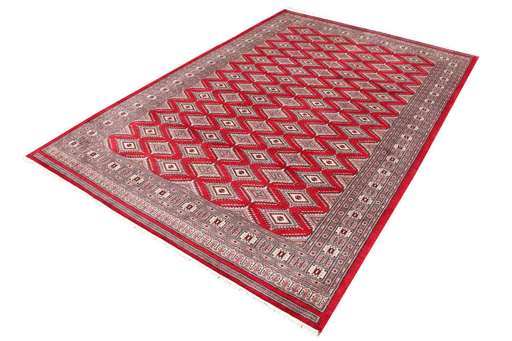 Dark Red Jaldar 6' 7 x 9' 11 - No. 47759 - ALRUG Rug Store