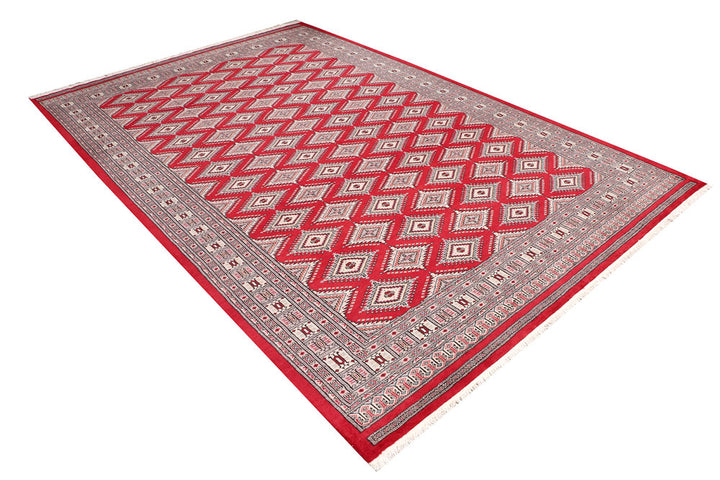Dark Red Jaldar 6' 7 x 9' 11 - No. 47759 - ALRUG Rug Store