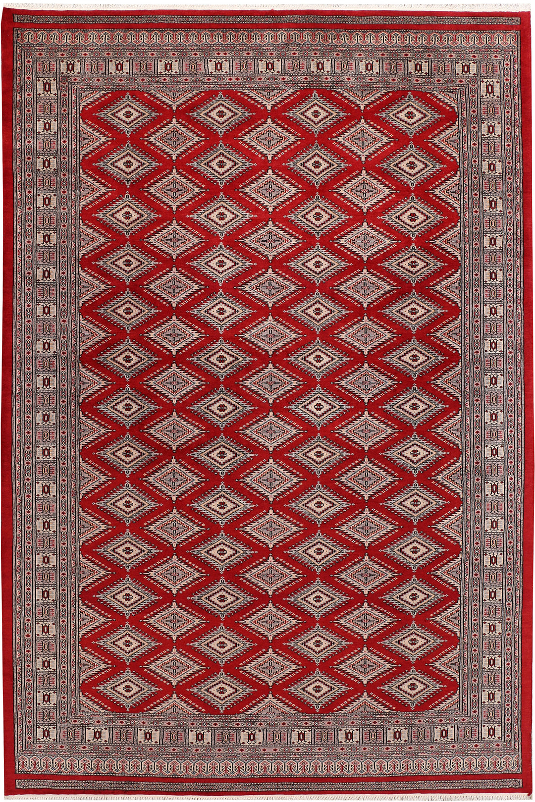 Dark Red Jaldar 6' 7 x 9' 11 - No. 47759 - ALRUG Rug Store