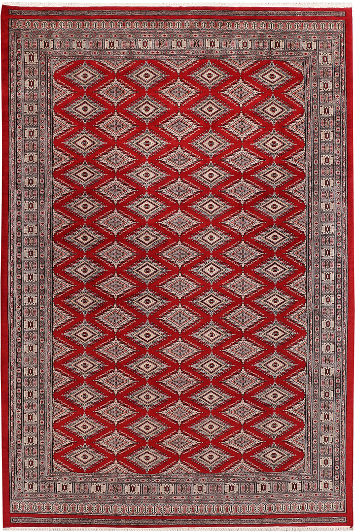 Dark Red Jaldar 6' 7 x 9' 11 - No. 47759 - ALRUG Rug Store