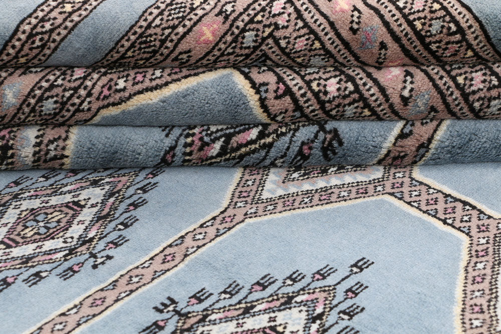 Light Slate Grey Jaldar 6' 8 x 9' 8 - No. 47760 - ALRUG Rug Store