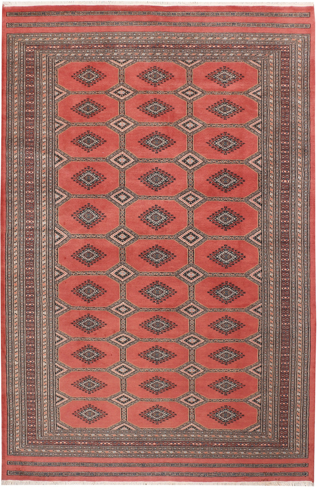 Salmon Jaldar 6' 7 x 10' 2 - No. 47762 - ALRUG Rug Store
