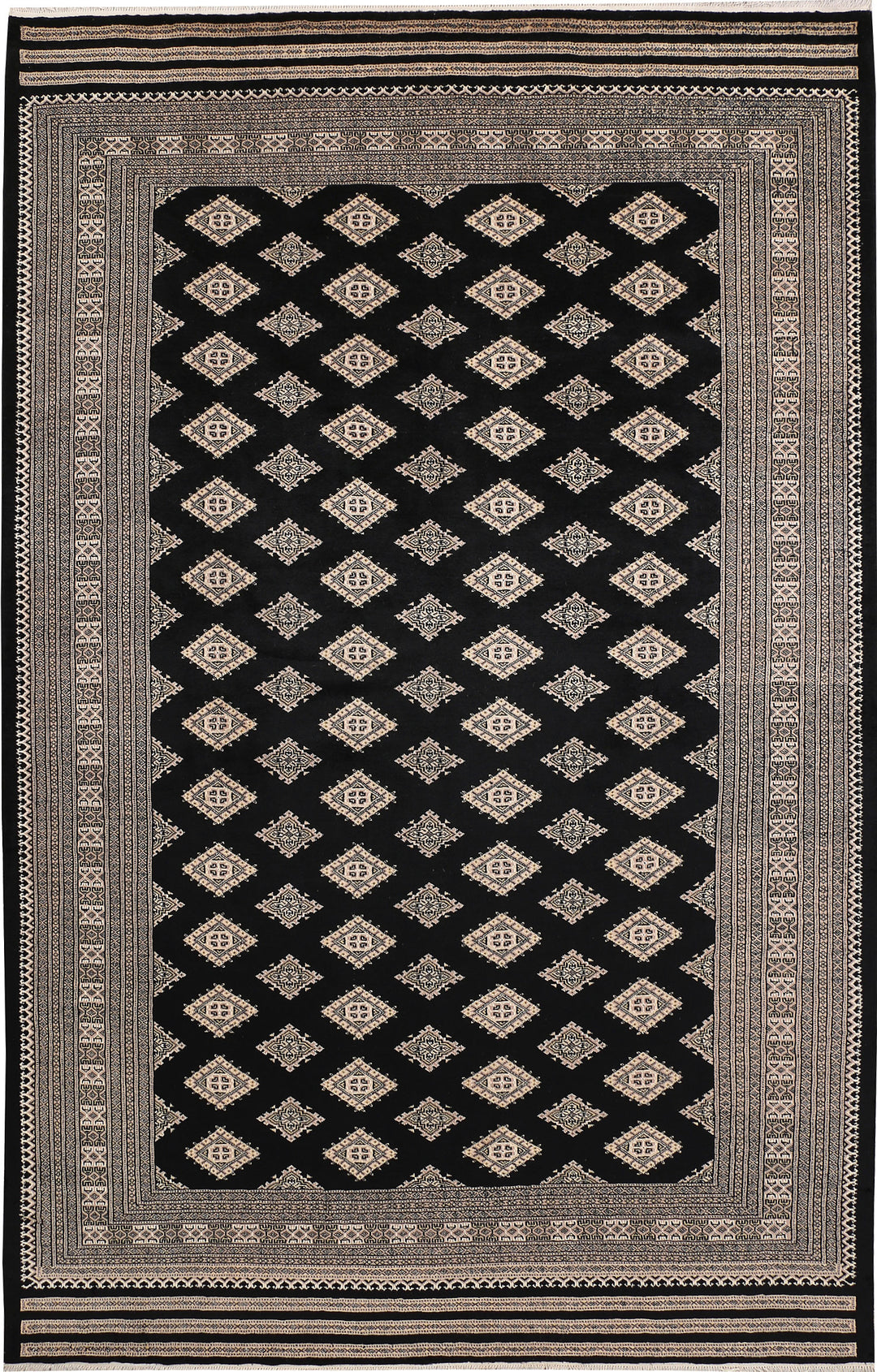 Black Jaldar 6' 7 x 10' 4 - No. 47763 - ALRUG Rug Store